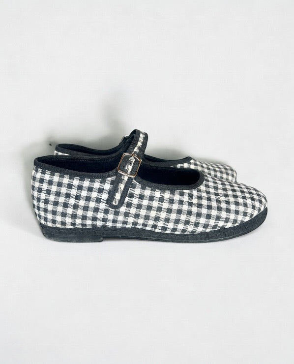 800 Mary Jane vichy negro
