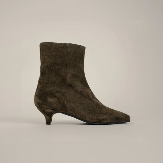 No 720 kitten heel green forest