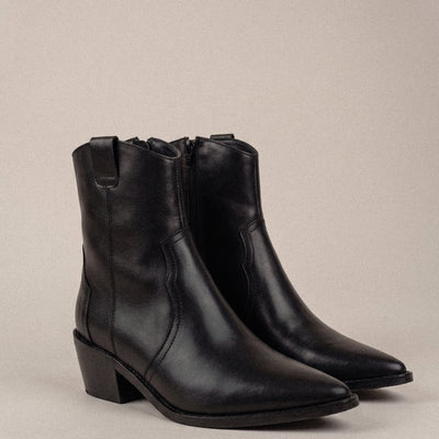 No 710 botin texano negro