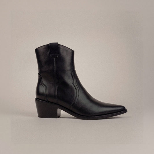 No 710 botin texano negro