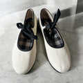 800 Mary Jane lino beige