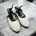 800 Mary Jane lino beige