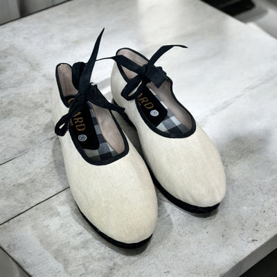 800 Mary Jane lino beige