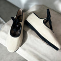 800 Mary Jane lino beige