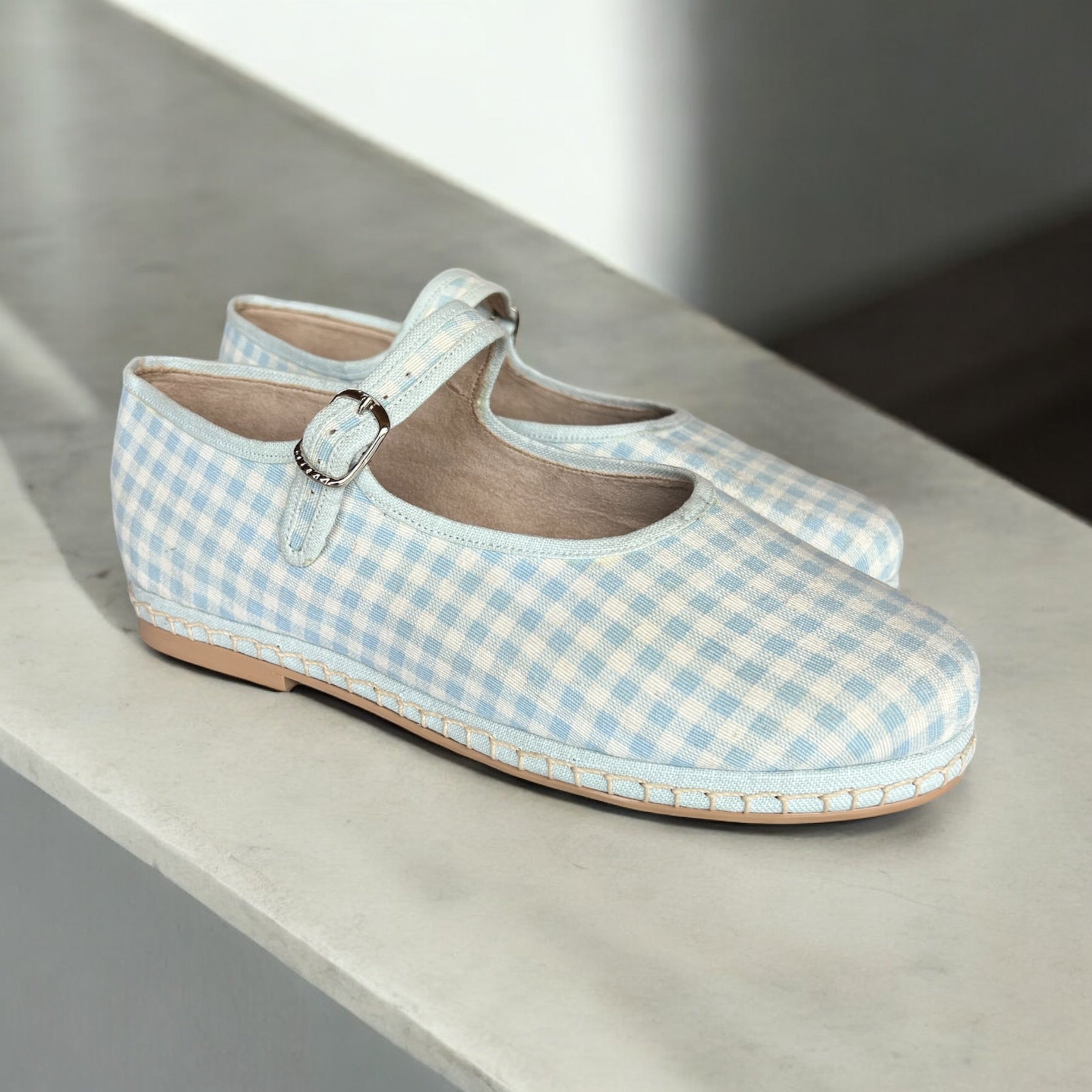 800 Mary Jane vichy celeste