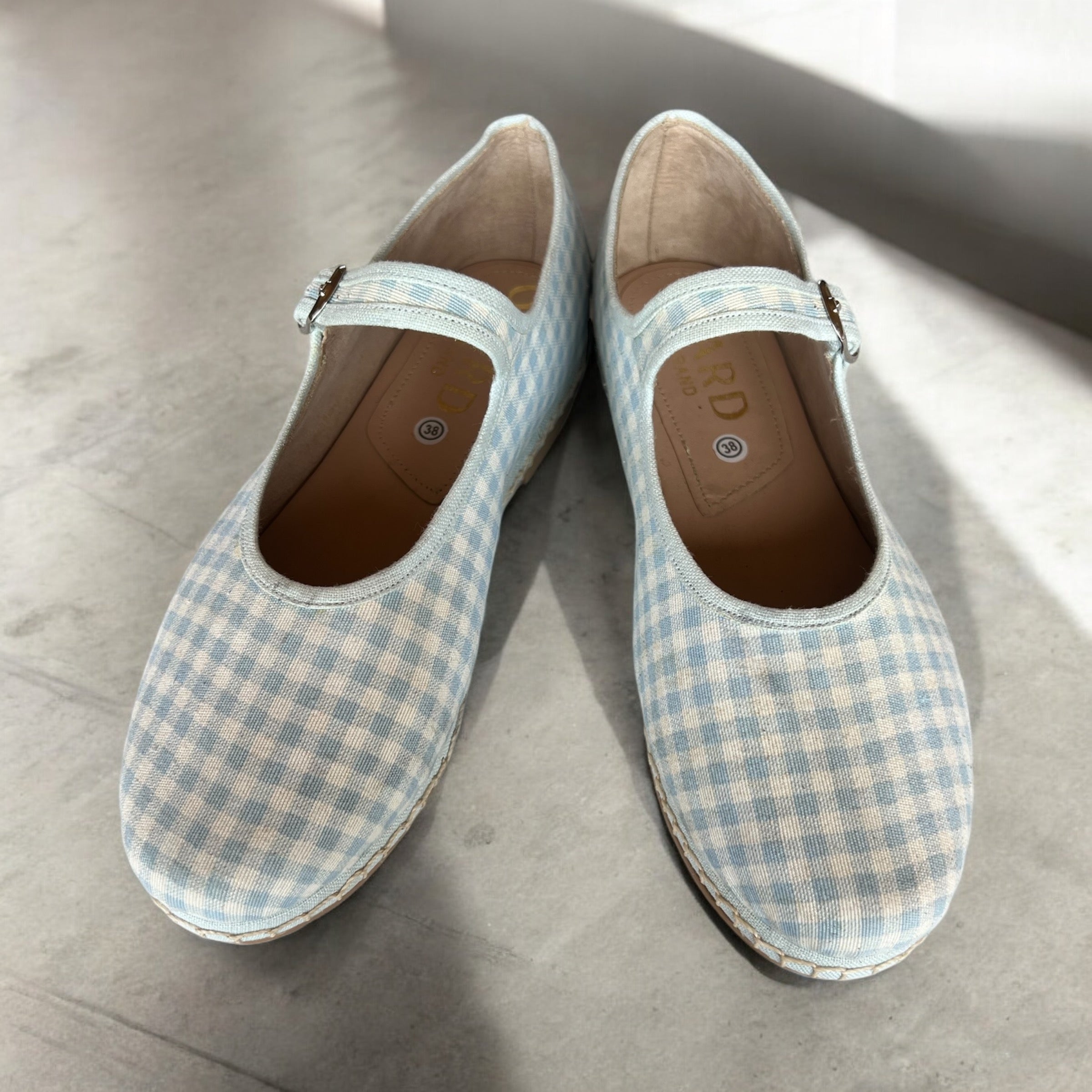 800 Mary Jane vichy celeste