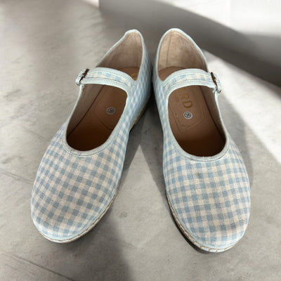800 Mary Jane vichy celeste
