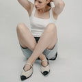 910 ballerina black and white