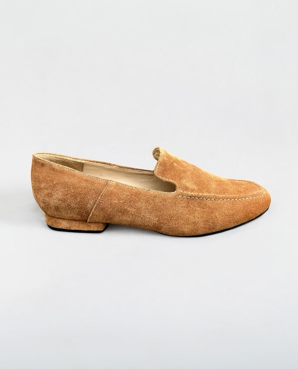 500 mocasín gamuza camel