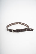03 Cinturón dark brown tachas